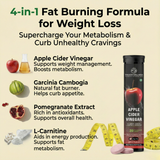 Trisoon Wellness Apple Cider Vinegar for Weight Loss with Garcinia Cambogia & L-Carnitine