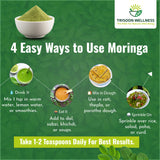 250gm Trisoon Wellness Organic Moringa Powder - Immunity, Digestion & Energy Support (250gm)
