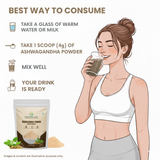 Trisoon Wellness Ashwagandha Root Powder 200 Gm | Pure | Natural | Suport for Anxiety, Mental Calmness and Stress Relief | Improves Stamina & Better Sleep