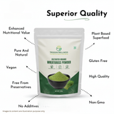 Trisoon Wellness Organic Wheatgrass Powder 200 gm Superfood | Wheat Grass Juice | Antioxidant, Detox your body | Improve Immunity and Energy